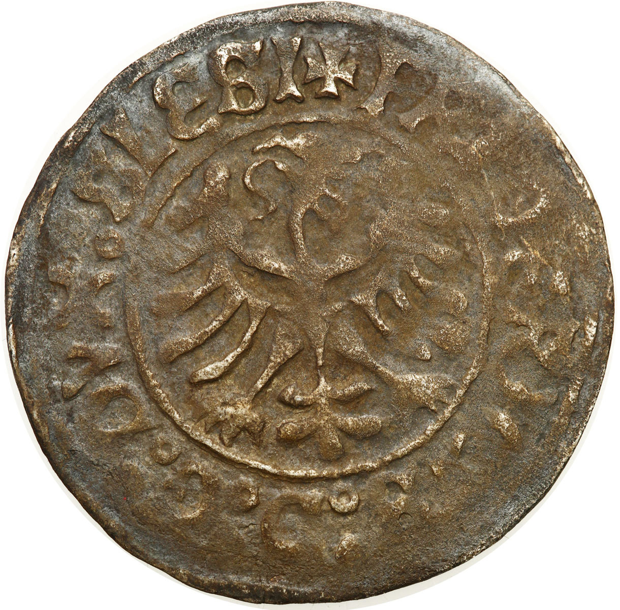 Śląsk. Księstwo Legnicko-Brzesko-Wołowskie. Fryderyk II (1505-1547). Grosz, bez daty, Legnica